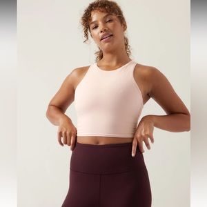Athleta Orchid Pink Womens Conscious Crop - Size Small